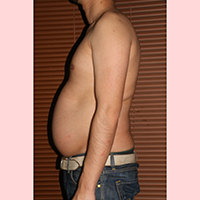 デブ画像左横 デブの2週間ダイエット日記