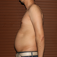 デブ画像左横 デブの2週間ダイエット日記26日目
