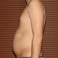 デブ画像左横 デブの2週間ダイエット日記27日目