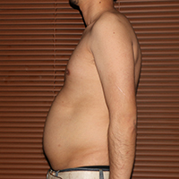 デブ画像左横 デブの2週間ダイエット日記28日目