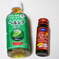 ヘルシア緑茶とダイエットＱ10