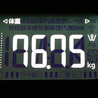 体重計測定値32日目