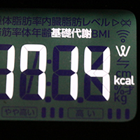 基礎代謝測定値32日目