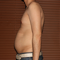 デブ画像左横 デブの2週間ダイエット日記33日目