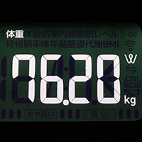 体重計測定値38日目