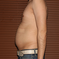 デブ画像左横 デブの2週間ダイエット日記40日目