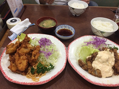 大分名物のとり天とチキン南蛮
