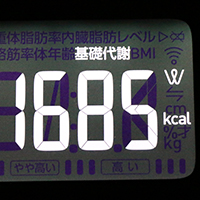 基礎代謝測定値56日目